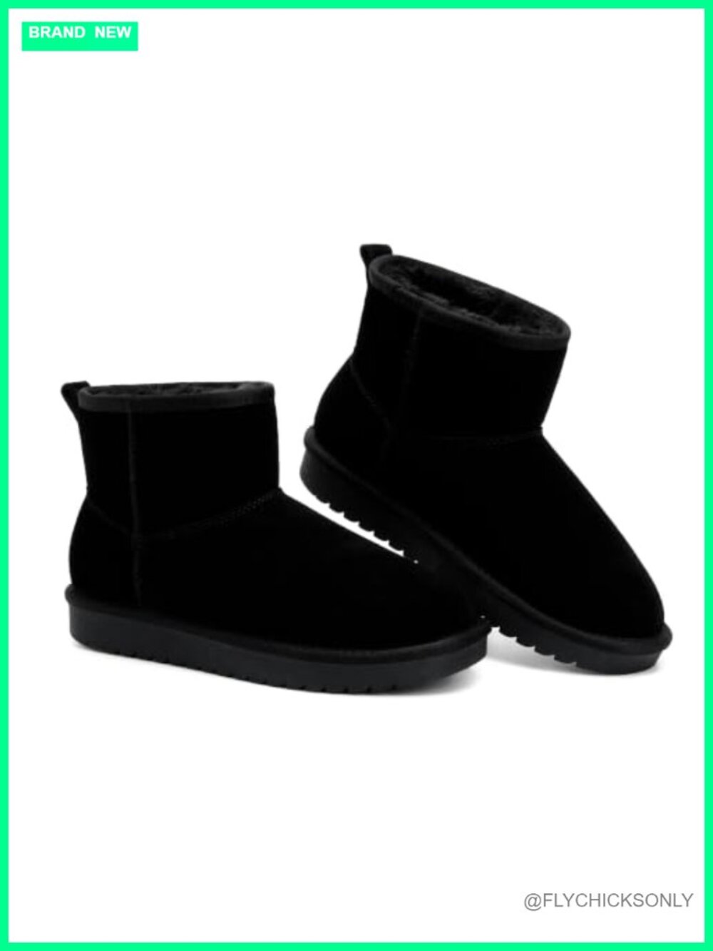 Genuine Leather Ankle Boots for Women Snow Winter Ankle Booties Non-Slip